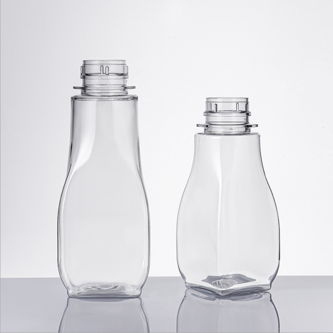 logo fait sur commande simple de 10.5oz Sugar Syrup Squeeze Bottle 300g 250g 5