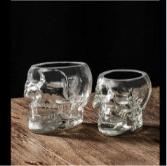 Whisky Brandy Vodka Brewed Wine Spirits Cup Skull Glass Bottle Special Shaped 50-700ml