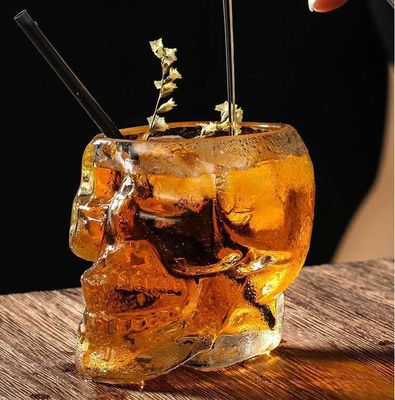 Whisky Brandy Vodka Brewed Wine Spirits Cup Skull Glass Bottle Special Shaped 50-700ml