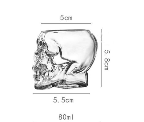 Whisky Brandy Vodka Brewed Wine Spirits Cup Skull Glass Bottle Special Shaped 50-700ml