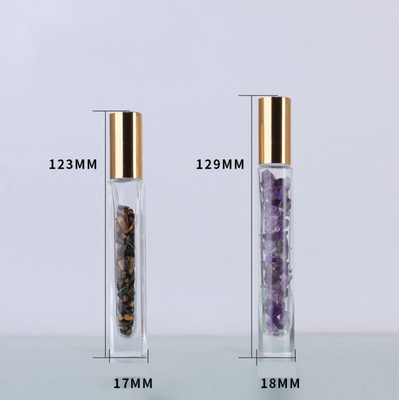TUV Glass Cosmetic Containers Empty Glass 10ml Roll On Perfume Bottles