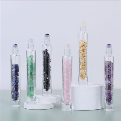 TUV Glass Cosmetic Containers Empty Glass 10ml Roll On Perfume Bottles
