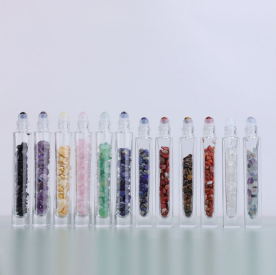 TUV Glass Cosmetic Containers Empty Glass 10ml Roll On Perfume Bottles