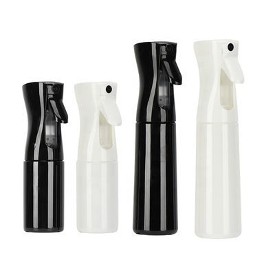 White Black Refillable Continuous Mist Spray Bottle 300ml ISO9001
