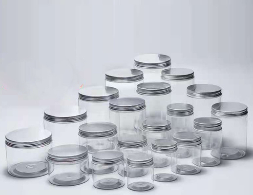 68mm Pet Plastic Storage Jars Peanut Butter 1000pcs Round Plastic Canisters