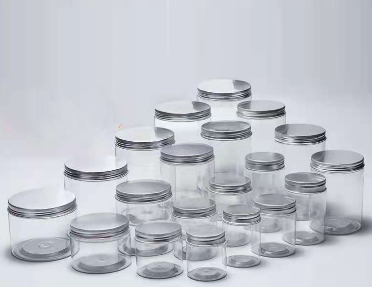 68mm Pet Plastic Storage Jars Peanut Butter 1000pcs Round Plastic Canisters