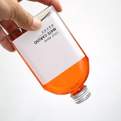 Good price Conteneur clair en verre de whiskey de la bouteille de vin de l'eau ISO9001 plate 100ml 200ml en ligne