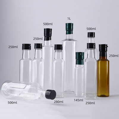 Good price Olive Oil Vinegar Plastic Bottle avec la place 8.8oz de couvercle à visser en ligne
