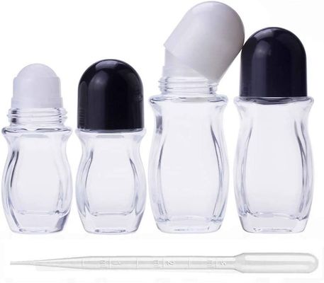 Good price Conteneurs cosmétiques en verre de H6.85in D2.68in autour des bouteilles octogonales de rouleau de parfum en ligne