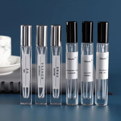 Good price les conteneurs cosmétiques en verre 10ml de 18*106mm pulvérisent le poids léger des bouteilles de parfum TUV en ligne