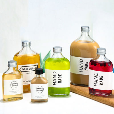 Good price PB d'OEM Crystal Glass Bottles plat libre 500ml pour le jus de boisson de vodka en ligne