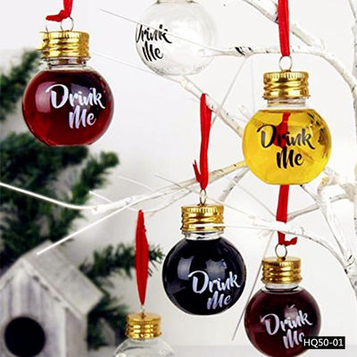 Good price La boisson en plastique décorative d'ODM met les bouteilles en bouteille 1.7oz en plastique formées par boule en ligne