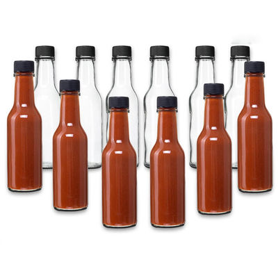 Good price Sauce chaude Amber Glass Storage Bottles vide 150ml Antitear QZH en ligne