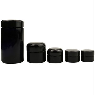 Good price Pots cosmétiques noirs en verre étanches 8.8oz 35oz en ligne