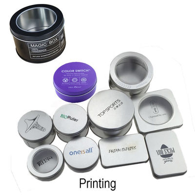 Good price Pot cosmétique en métal 10g argenté fait sur commande vide glissant Tin Solid Perfume Tin Container en ligne